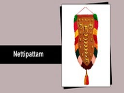 Craft / Nettipattam